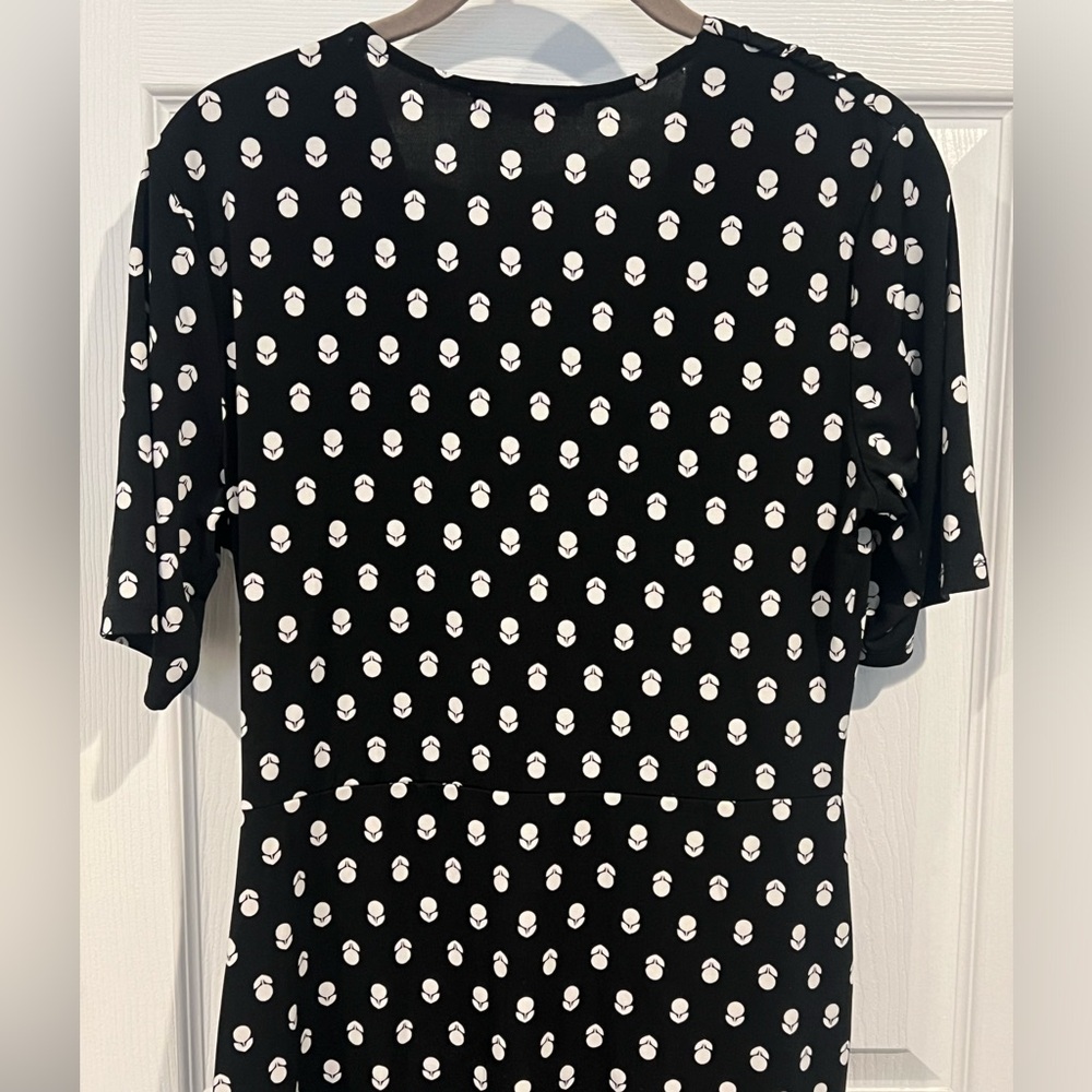Banana Republic Faux Wrap Dress Sz M - Picture 3 of 6